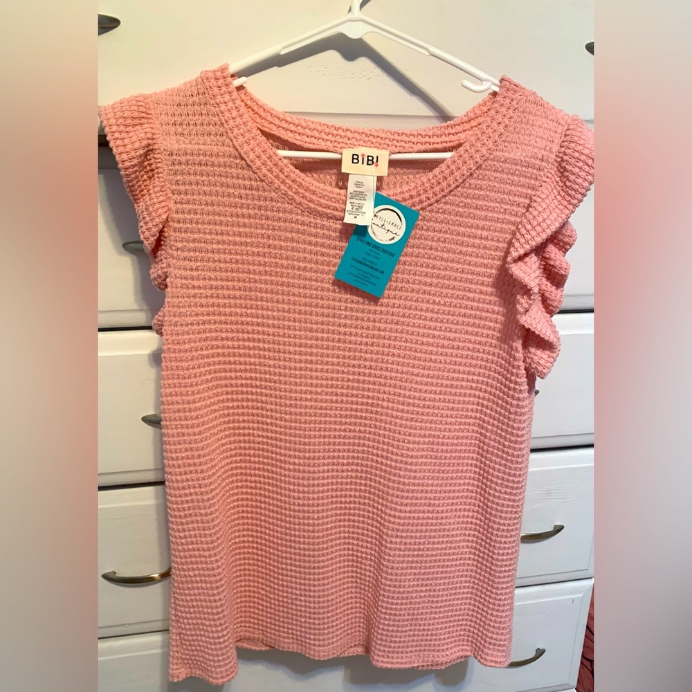 Boutique pink summer tank top